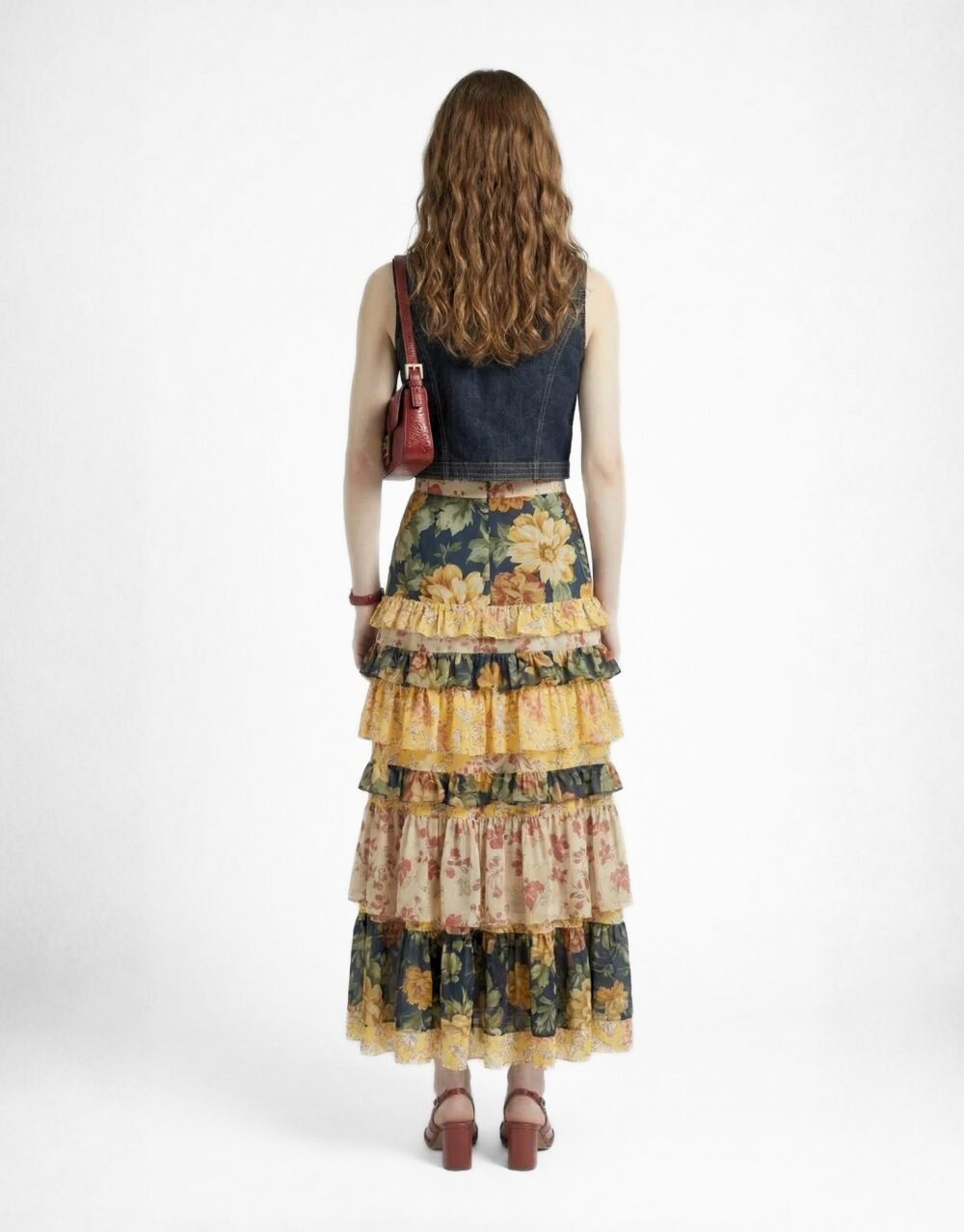 Midnight Denim & Garden Tiered Set